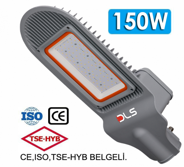 150W Led Yol Sokak Armatür DLS Park Bahçe Çevre Site Bina Dış Mekan Lamba Aydınlatma Ledli Sokak Armatürü