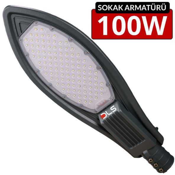 100W Led Yol Sokak Armatür DLS Park Bahçe Çevre Site Bina Dış Mekan Lamba Aydınlatma Ledli Sokak Armatürü