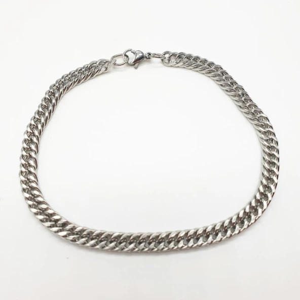 Gümüş Rengi Çelik Bileklik - 2