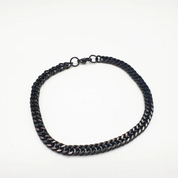 Siyah Renk Çelik Bileklik - 6