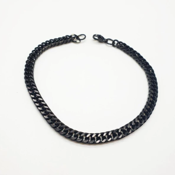 Siyah Renk Çelik Bileklik - 9