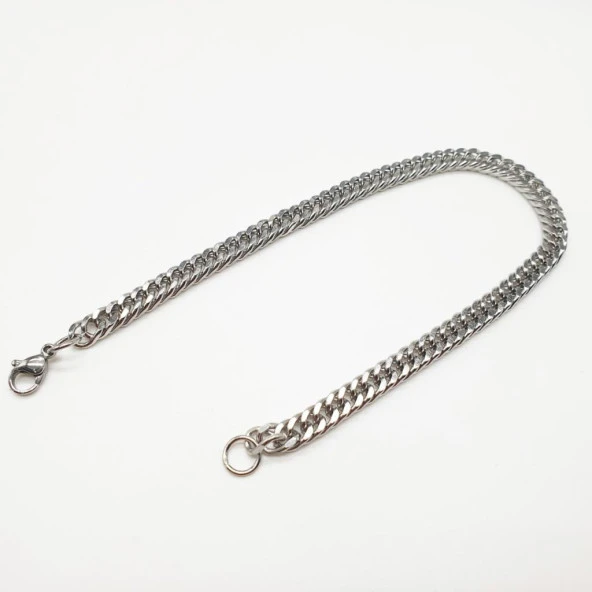 Gümüş Rengi Çelik Bileklik - 3