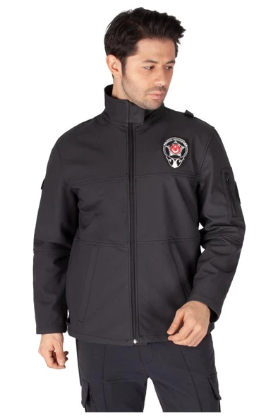 Yeni Tip Kamu Özel Güvenlik Erkek Softshell Mont - 3