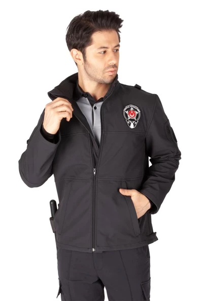 Yeni Tip Kamu Özel Güvenlik Erkek Softshell Mont - 4