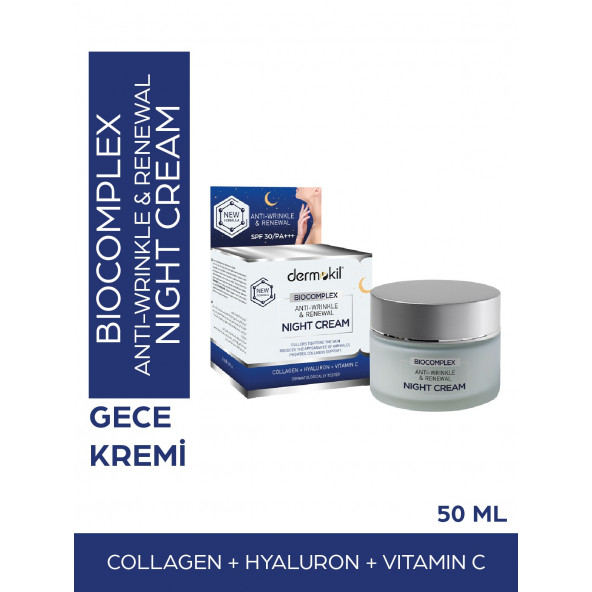 DERMOKİL Kırışıklık Karşıtı & Yenileyici Gece Kremi 50 ml - 3