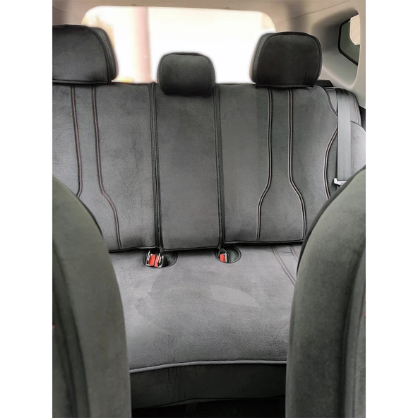 Bod Chery Tiggo 7 Pro Max Araca Özel Koltuk Kılıfı Koruyucu Luvi Serisi 2024-Sonrası Kırmızı - 2