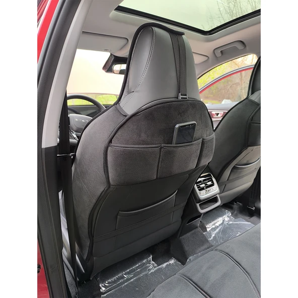 Bod Chery Tiggo 7 Pro Max Araca Özel Koltuk Kılıfı Koruyucu Luvi Serisi 2024-Sonrası Kırmızı - 3