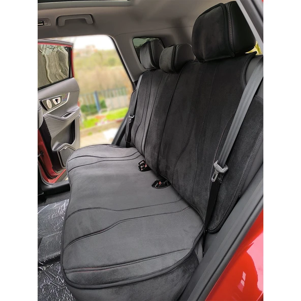 Bod Chery Tiggo 7 Pro Max Araca Özel Koltuk Kılıfı Koruyucu Luvi Serisi 2024-Sonrası Kırmızı - 4