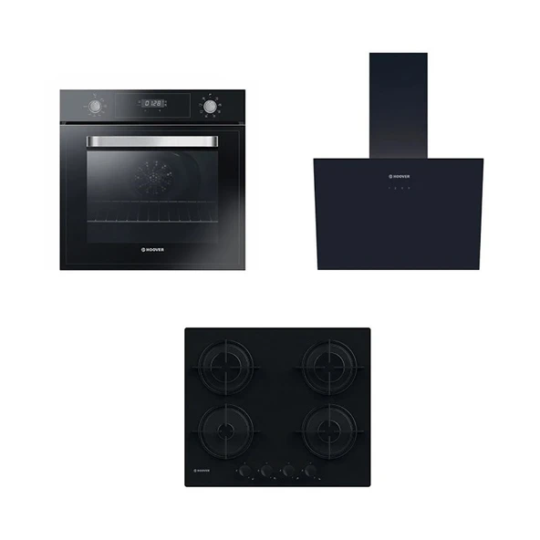 Hoover Siyah Ankastre Set (Hot3051bı + Hvw 6 Mbb + Hdg6c1gbtk)