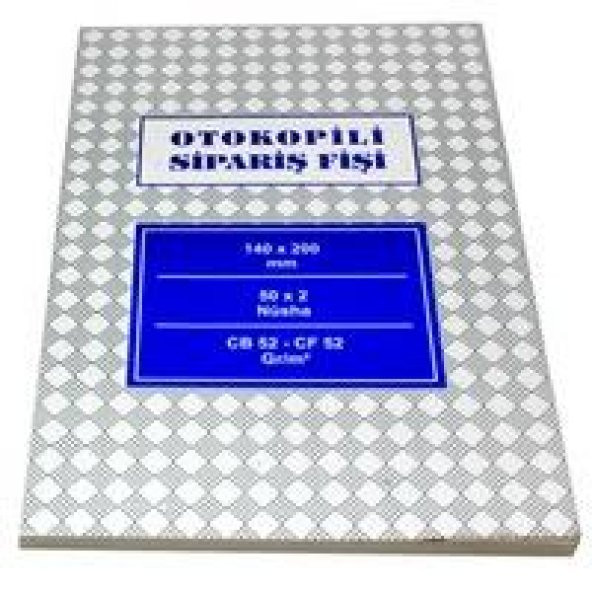 ALTI YILDIZ 2/50 OTOCOPY Lİ SİPARİŞ FİŞİ