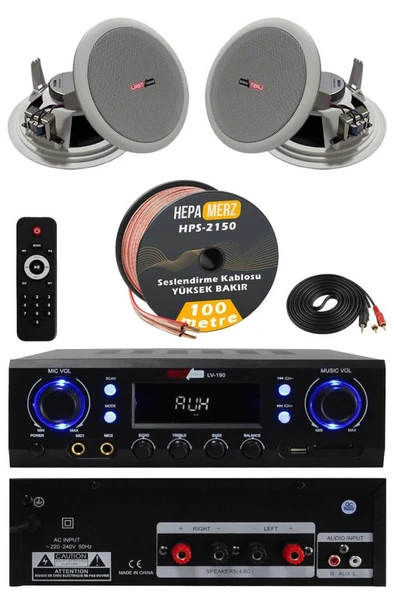 Lastvoice Stately Pack-2 Tavan Hoparlörü ve Anfi Ses Sistemi Seti ürün görseli