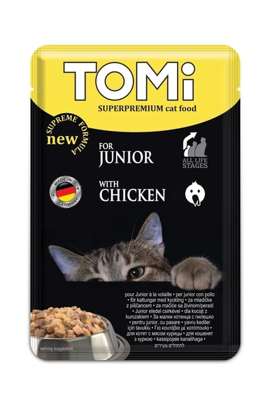 Tomi Yavru Kedi Kümes Hayvanılı Pouch Mama 100 Gr