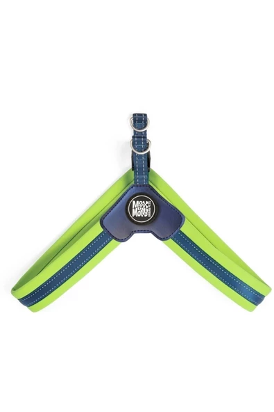 Max & Molly Q-Fit Matrix Lime Green Göğüs Tasması ürün görseli 1