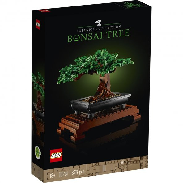 Lego Bonsai Ağacı 10281 - Yetişkinler için Hobi ve Sergi Amaçlı kendin Yap Dekoratif Botanik Yapım Seti (878 Parça) - 2