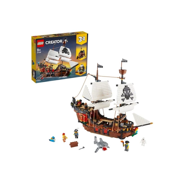 LEGO® Creator 3’ü 1 Arada Korsan Gemisi 31109 Yapım Seti (1260 Parça)