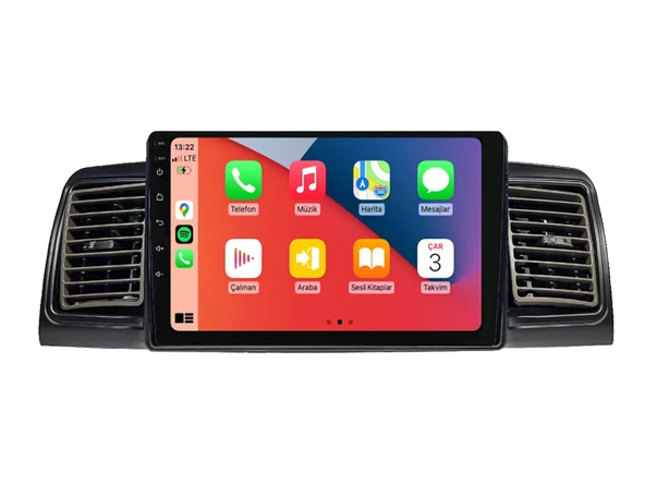 Toyota Corolla Sol Multimedya (2002-2006) 2 GB RAM 32 GB Hafıza 8 Çekirdek Navigatör Premium Series ürün görseli