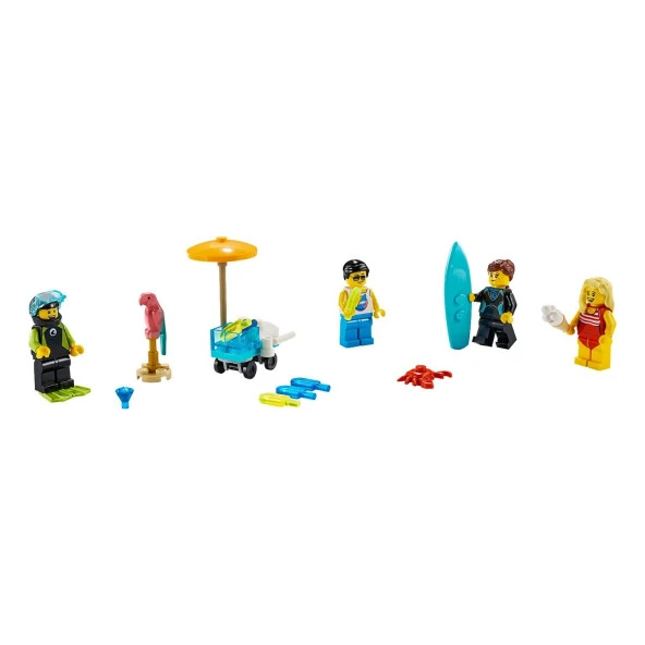 LEGO City 40344 Yaz Partisi Minifigür Paketi ürün görseli