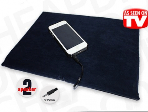 Stereo Yastık İçi Hoparlör Uyurken Tiz Müzik Dinleyin!