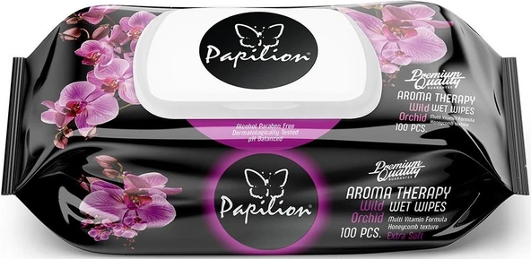 Papilion Islak Havlu Mendil 100 Yaprak Aroma Terapi (24 Lü Set) 2400 Yaprak - 3