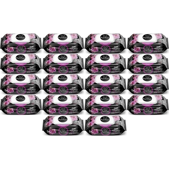 Papilion Islak Havlu Mendil 100 Yaprak Aroma Terapi (18 Li Set) 1800 Yaprak - 2