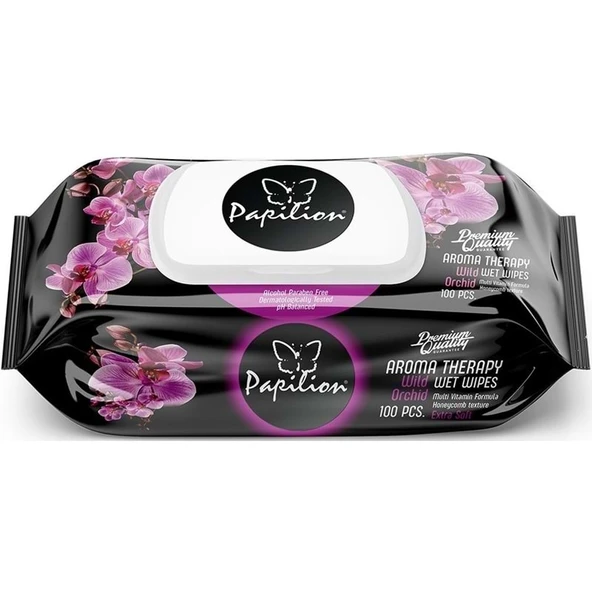 Papilion Islak Havlu Mendil 100 Yaprak Aroma Terapi (18 Li Set) 1800 Yaprak - 4