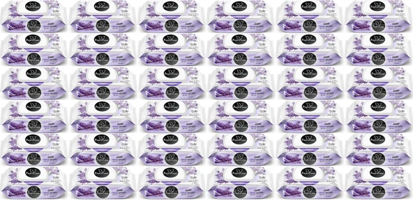 Papilion Islak Havlu Mendil 100 Yaprak Lavanta (36 Lı Set) 3600 Yaprak
