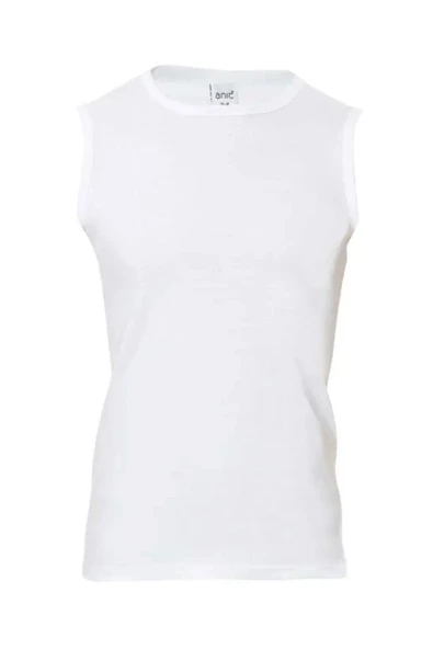 Anıt Erkek Ribana Sıfır Yaka Kolsuz Fanila Atlet 1108 - 3 Adet   XL Gri - Resim 2