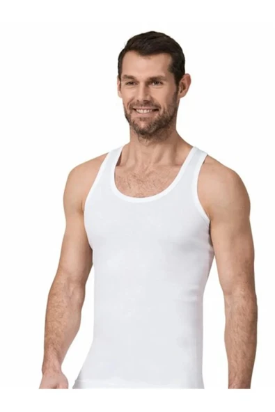 Namaldi Erkek Ribana Rambo Sporcu Atlet 133 - 6 Adet  XL Siyah - Resim 2