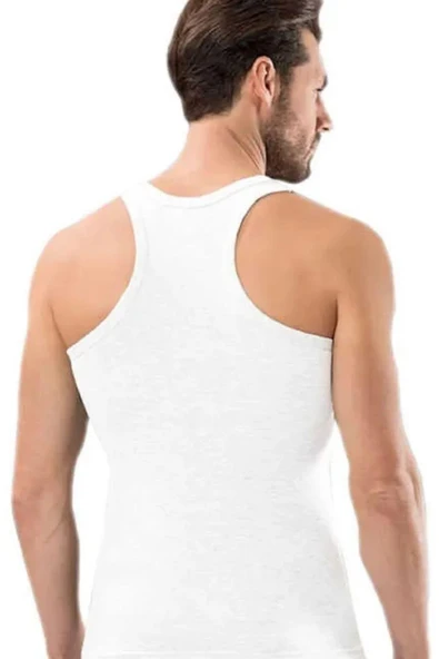 Anıt Erkek Ribana Sporcu Askılı Atlet 1106 - 6 Adet   Gri 2XL - Resim 4