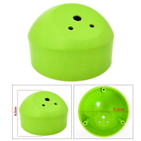 EGB Tweeter Dome Kabin Yuvası 10cm Tabansız Yeşil 2 Adet - 1