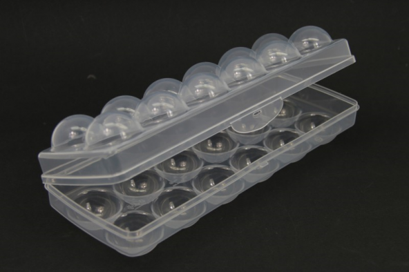 Eggo Portatif Plastik 12 li Yumurta Taşıma ve Saklama Kabı Asorti