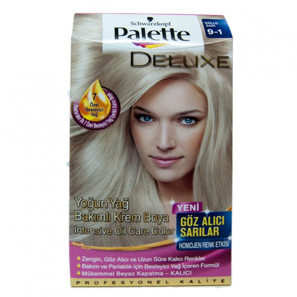 Palette Saç Boyası  9-1 Küllü Sarı