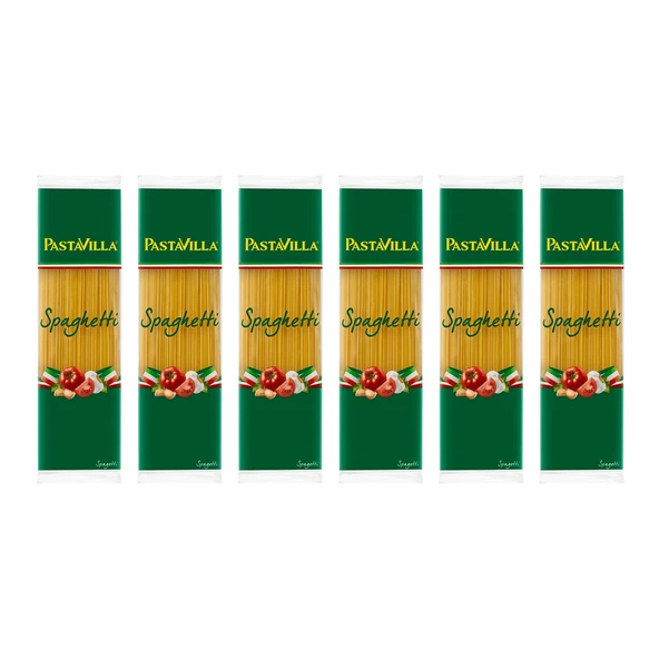 Pastavilla Spagetti Makarna 500 gr x 6 Adet