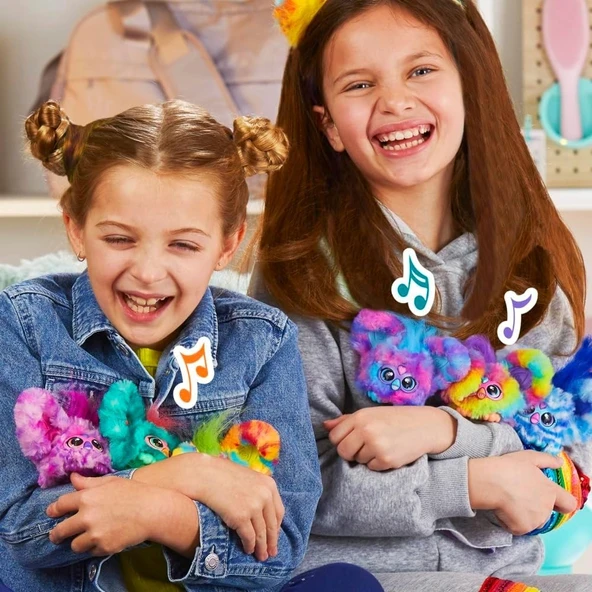 Furby Furblets Loo-Lay Mini Friend, 45+ Ses ve Müzik, 6 Yaş ve Üstü İçin Elektronik Peluş - 7