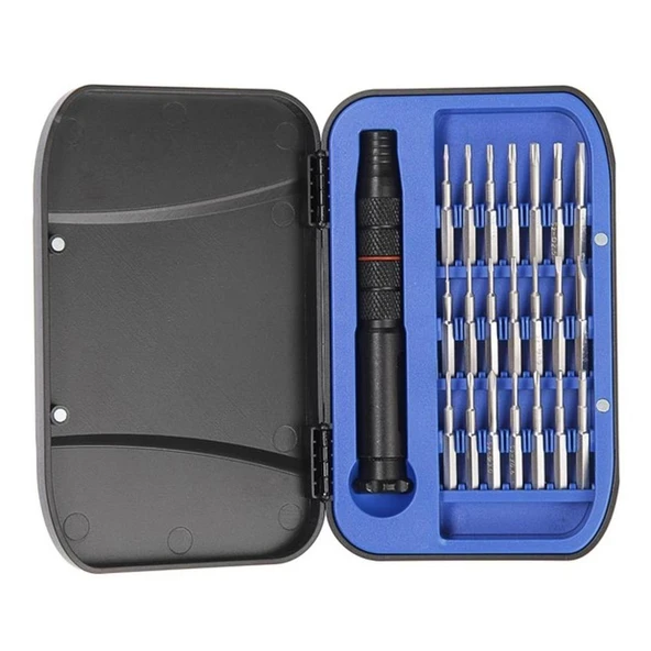 Powermaster Saatçi Tornavida Seti Tamirci Hassas Tornavida Seti 22 Uçlu Tornavida Takımı - 6