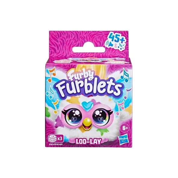 Furby Furblets Loo-Lay Mini Friend, 45+ Ses ve Müzik, 6 Yaş ve Üstü İçin Elektronik Peluş - 3