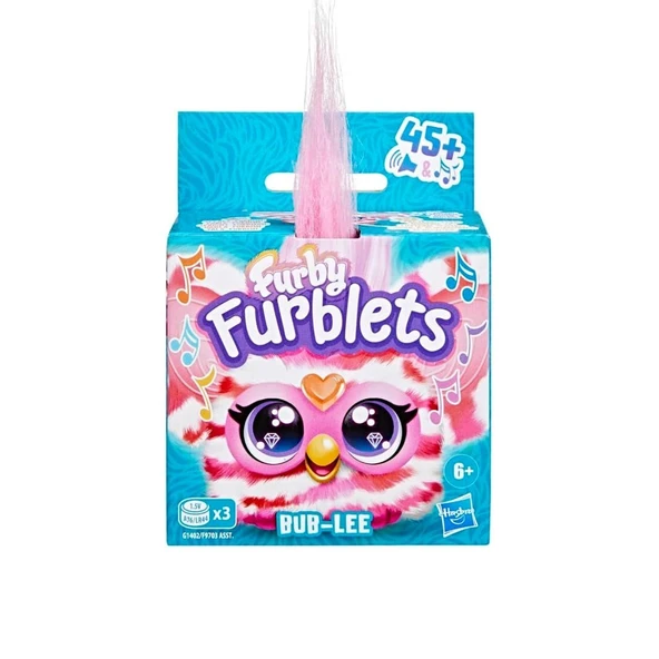 Furby Furblets Bub-Lee Mini Friend, 45+ Ses ve Müzik, 6 Yaş ve Üstü İçin Elektronik Peluş - 3