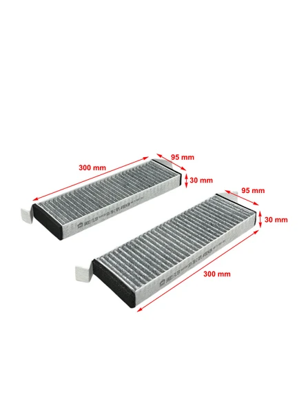 Audi A6 2004-2011, R8 2007-2015 Karbonlu Polen Filtresi - 2