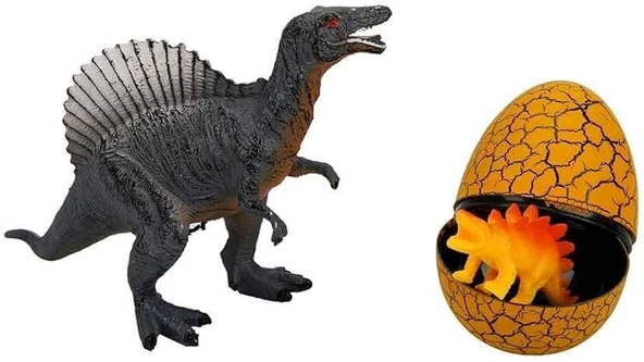 16 cm Dinozor ve Yavrusu Oyun Seti  6953 - 2