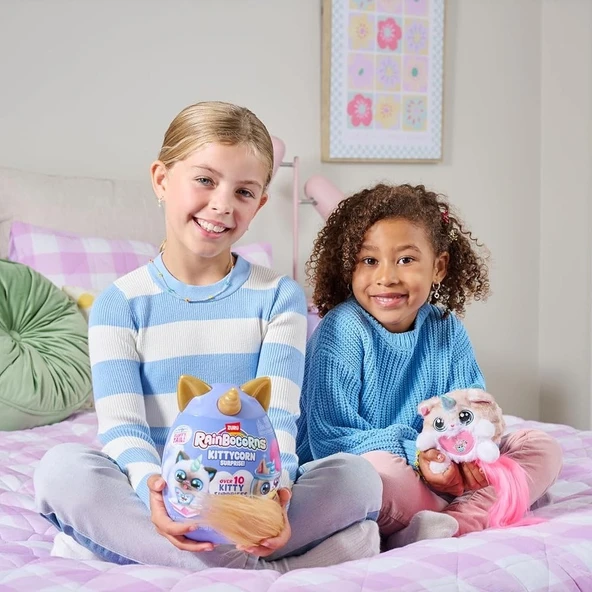 Rainbocorns Kittycorn S3 Sürpriz Paket Lilly Peluş Oyuncak, Slime, Süpriz Yumurta, 3+ Yaş ve Üzeri İ - 5