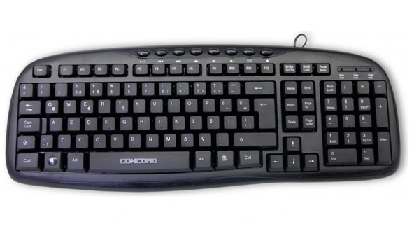Concord C-57 Multimedya Kablolu Q Klavye c57 - 2
