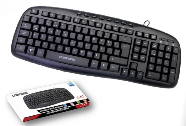 Concord C-57 Multimedya Kablolu Q Klavye c57