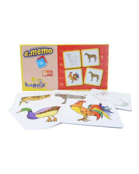 Kırkpabuç Çiftlik Hayvanları Hafıza Oyunu 7208 - 2