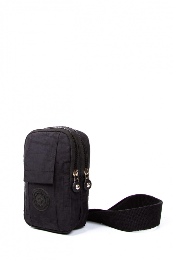 Zigga 02046 Siyah Telefon Bölmeli Mini Çapraz Göğüs Çantası - Resim 2