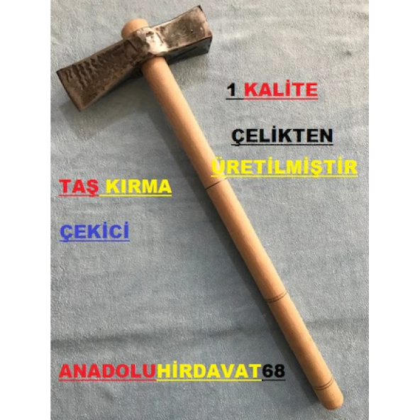 BCN TAŞ DÜZELTME KIRMA ÇEKİCİ SAPLI USTA ÇEKİCİ 1200 GR ÇEKİÇ 1 KALİTE - 1