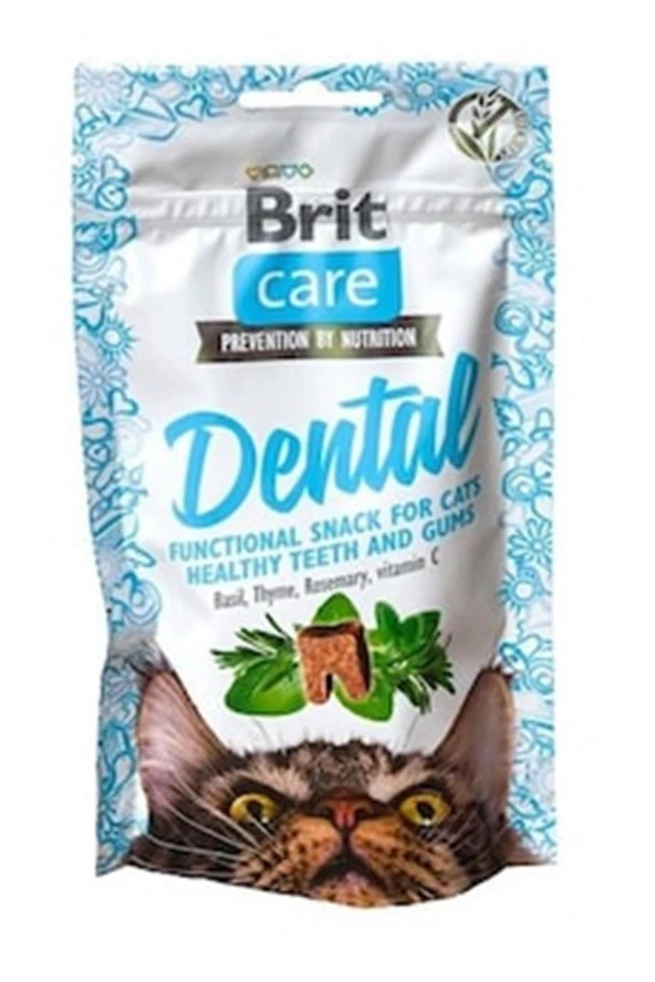 Brit Care  kedi Diş Bakımı Snack Dental 50 gr