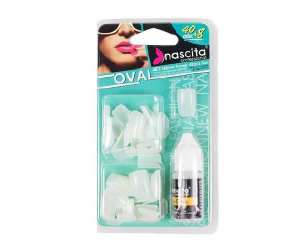 Nascita Takma Tırnak 40 Lı Oval Naıl-06