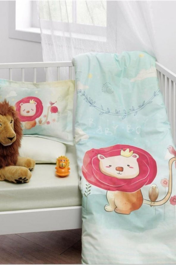 Özdilek Baby King Battaniyeli Bebek Nevresim Takımı Mavi