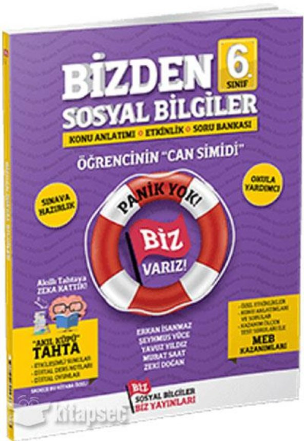 6. Sınıf Sosyal Bilgiler Bizden Öğrencinin Can Simidi