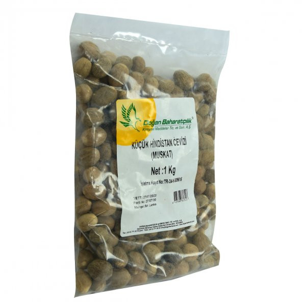 Doğan Hint Cevizi Muskat Küçük Hindistan Cevizi Doğal 1000 gr Paket - 4